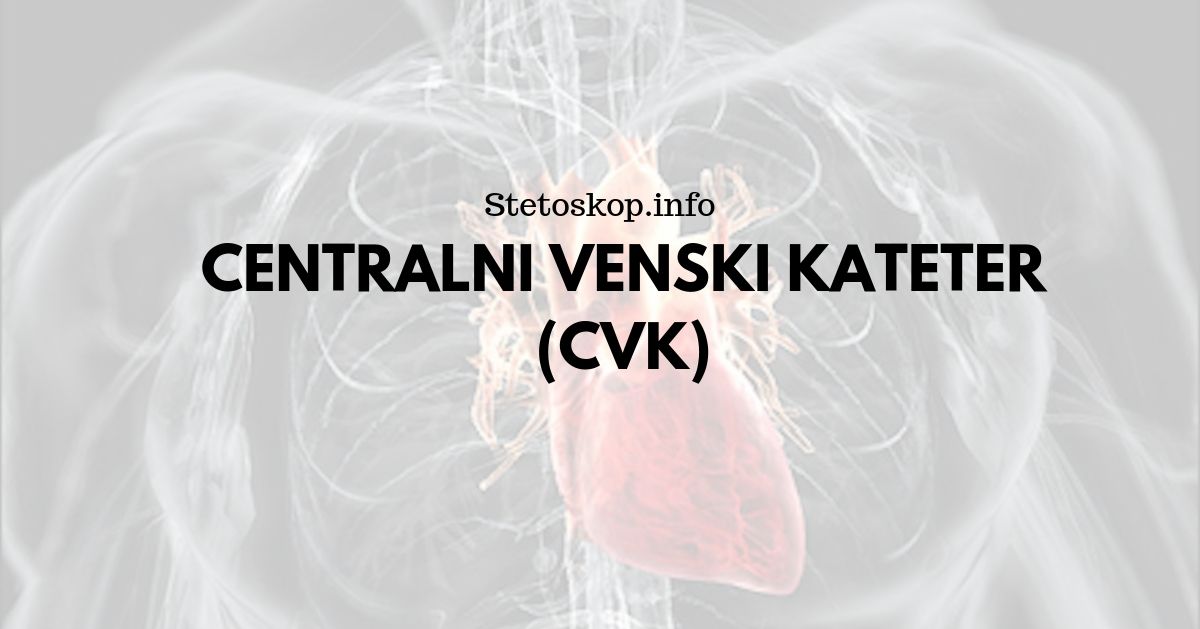 postupak mjerenja centralnog venskog tlaka