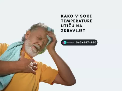 Izloženost visokim spoljašnjim temperaturama je izuzetno važan faktor rizika koji doprinosi brojnim neželjenim kardiovaskularnim događajima u opštoj populaciji.