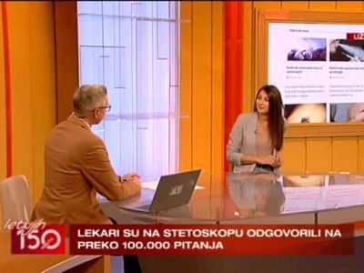 Sve je počelo pre 13 godina, kada jsu lekari objavljivali svoje stručne tekstove i odgovarali na pitanja pacijenata. Vremenom Stetoskop je ponudio servis za onlajn zakazivanje pregleda kod lekara u privatnoj praksi, a za samo godinu dana postojanja zakazano je blizu pet hiljada pregleda. O Stetoskop.info Booking za Prva TV govori direktorka Stetoskopa, Milica Milošević.