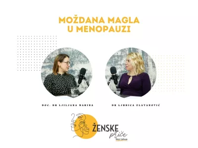 U epizodi razgovar vode neurolog, dr Ljubicom Zlatanović i endokrinolog, doc. dr Ljiljanom Marinom o fenomenu moždane magle kod žena u menopauzi.